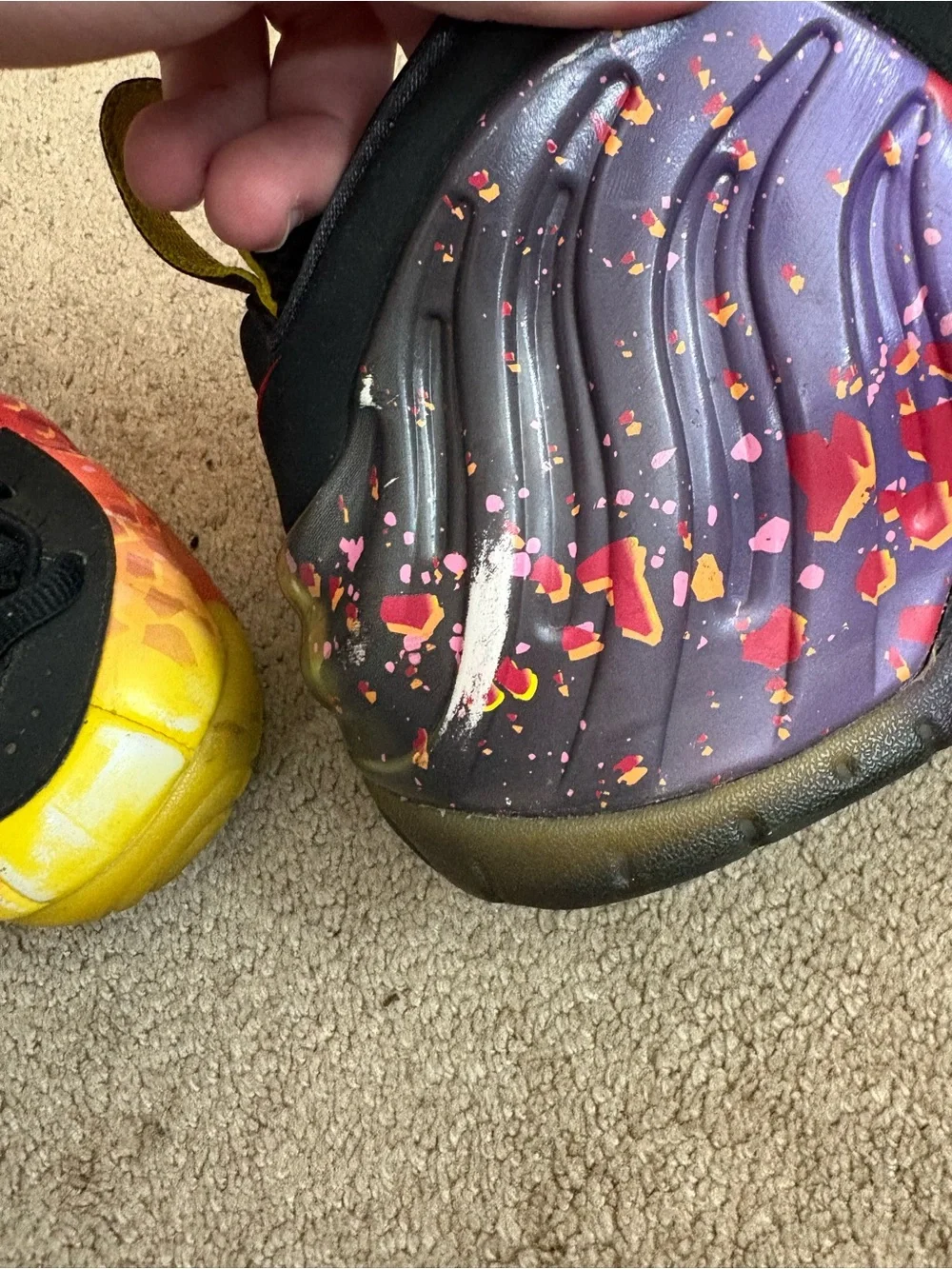 Nike Air Foamposite Pro PRM Asteroid Area 72 Men’s 9.5 Sneakers READ DESCRIPTION